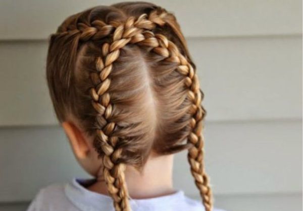 French Braid Hairstyles for Little Girls