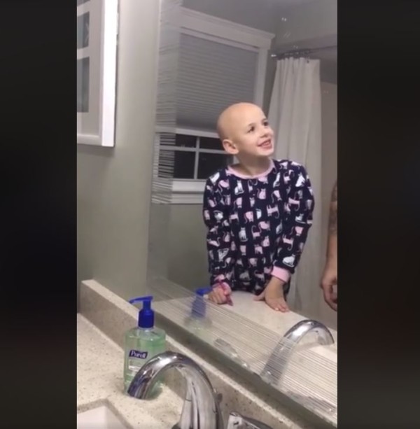 Dad Lets Daughter Shave His Head And The Reason Why Will Leave 