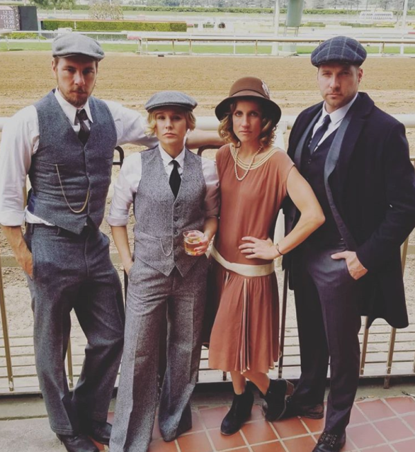 So Kristen Bell s Peaky Blinders costume is incredible