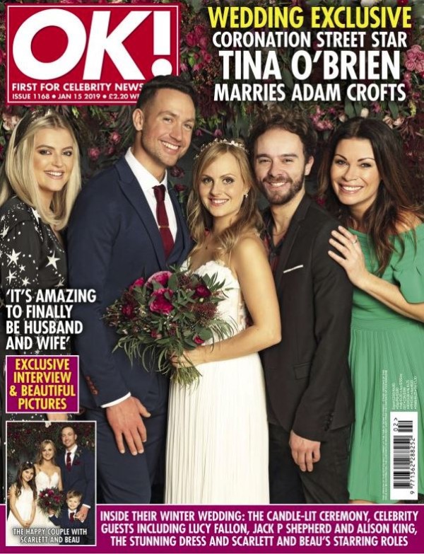 Corrie's Tina O'Brien shares the first photo of her wedding...